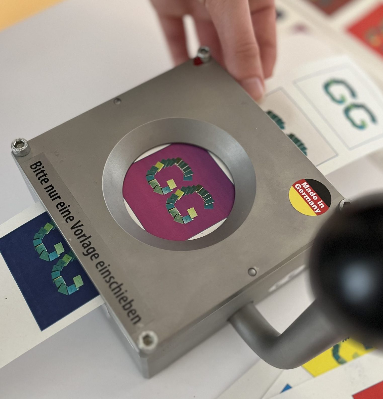 Aktionstisch der Ausstellung